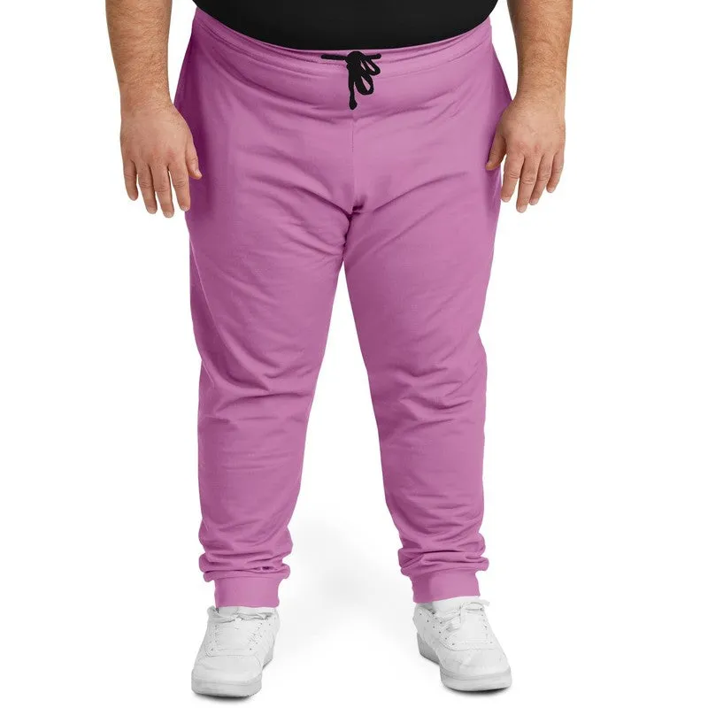 Pastel Magenta Purple Joggers | Unisex | with PLUS sizes | Bright Pastel Magenta Purple | C15M60Y0K0