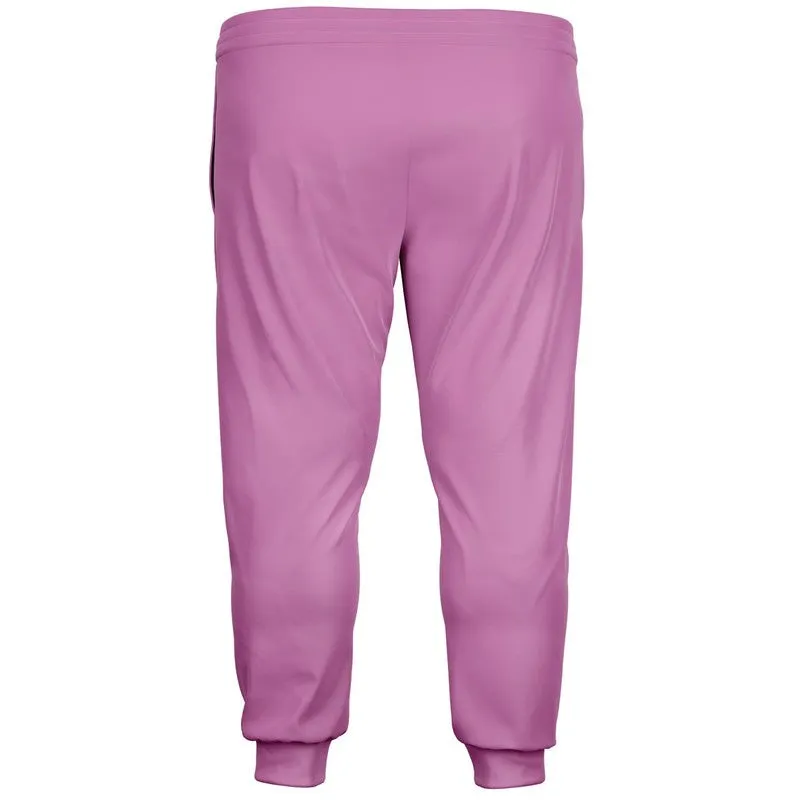 Pastel Magenta Purple Joggers | Unisex | with PLUS sizes | Bright Pastel Magenta Purple | C15M60Y0K0