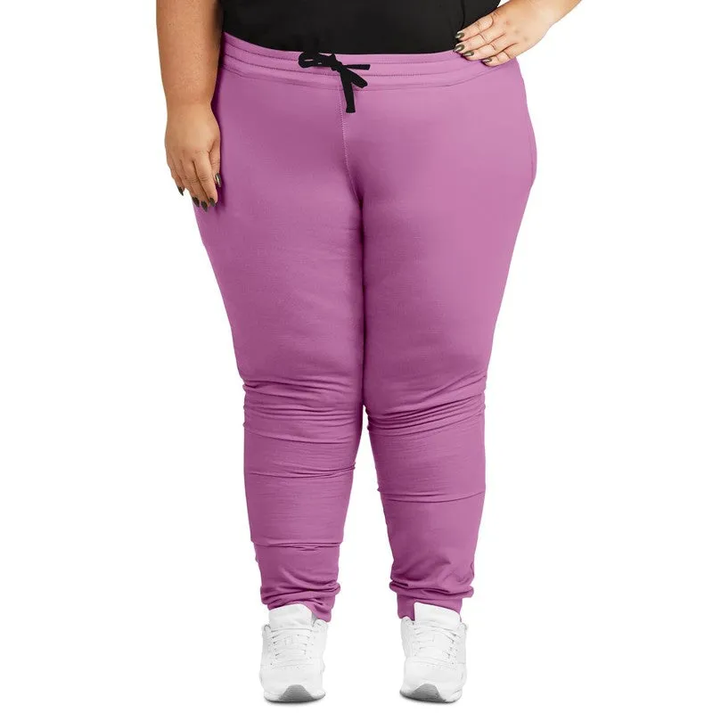 Pastel Magenta Purple Joggers | Unisex | with PLUS sizes | Bright Pastel Magenta Purple | C15M60Y0K0