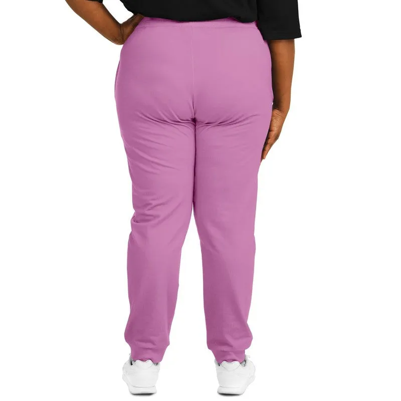 Pastel Magenta Purple Joggers | Unisex | with PLUS sizes | Bright Pastel Magenta Purple | C15M60Y0K0