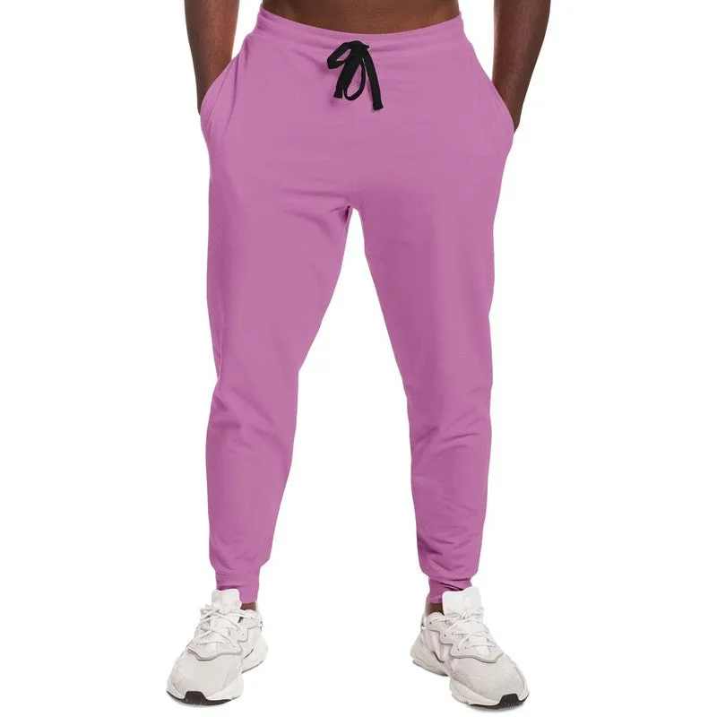 Pastel Magenta Purple Joggers | Unisex | with PLUS sizes | Bright Pastel Magenta Purple | C15M60Y0K0
