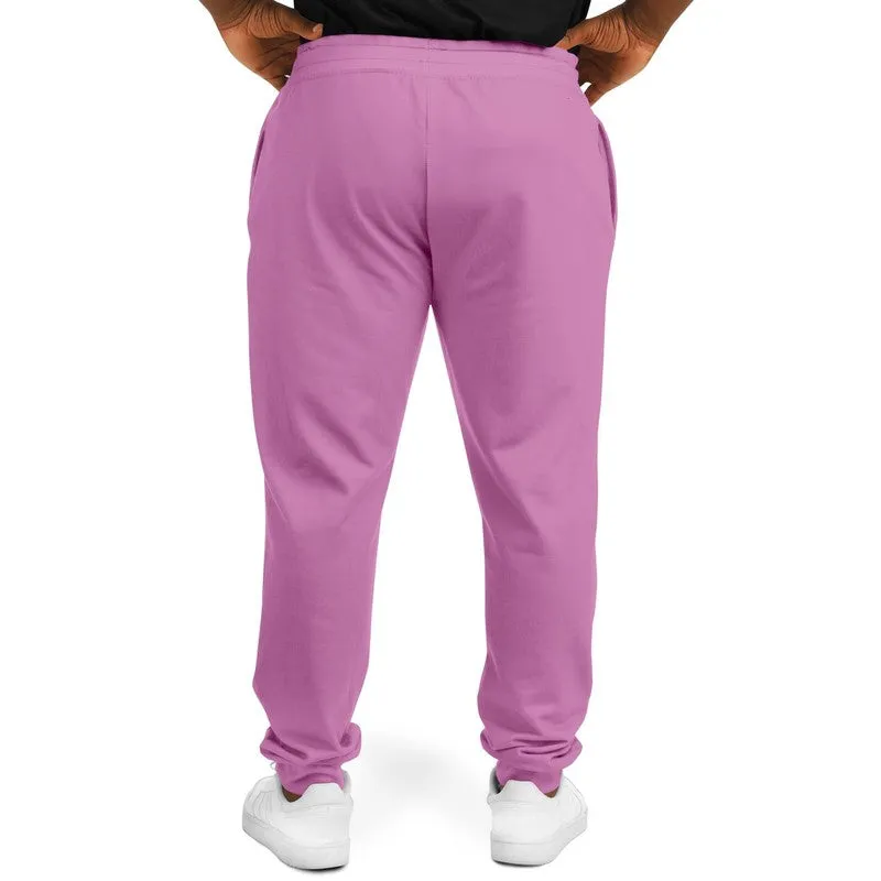 Pastel Magenta Purple Joggers | Unisex | with PLUS sizes | Bright Pastel Magenta Purple | C15M60Y0K0