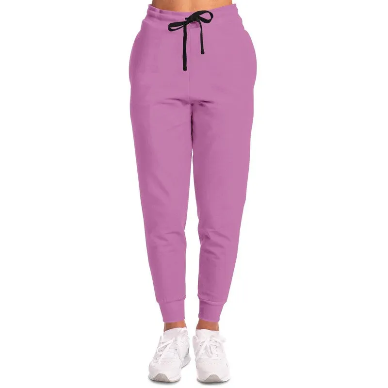Pastel Magenta Purple Joggers | Unisex | with PLUS sizes | Bright Pastel Magenta Purple | C15M60Y0K0