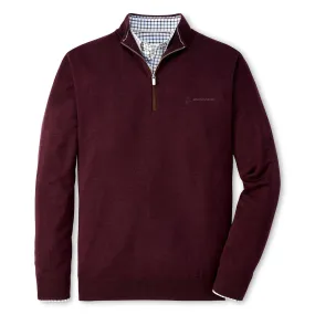 Peter Millar Boeing Men’s Autumn Crest Suede Trim Quarter-Zip
