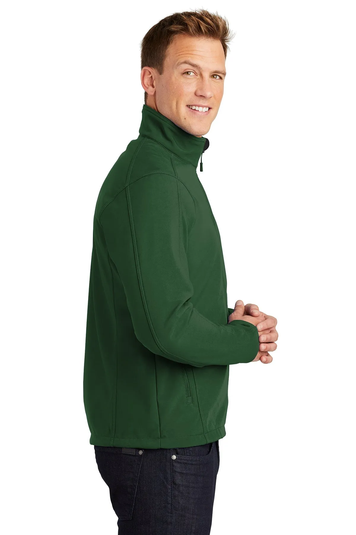 Port Authority Core Soft Shell Customized Jackets, Forest Green