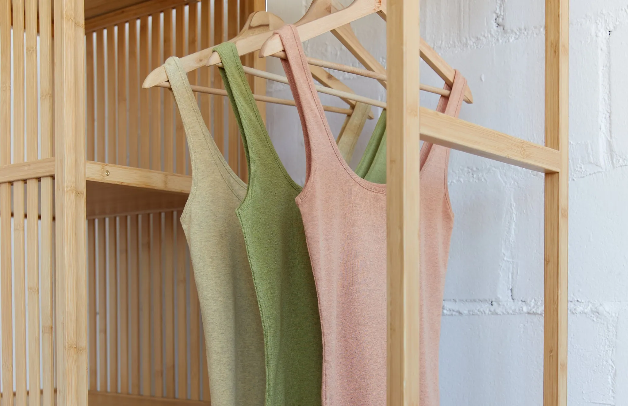 Recycled Rib Tank - Yellow Pastel