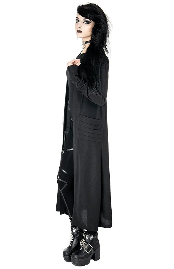 Restyle - NIGHTWALKER COAT - Long jacket, cardigan with pockets
