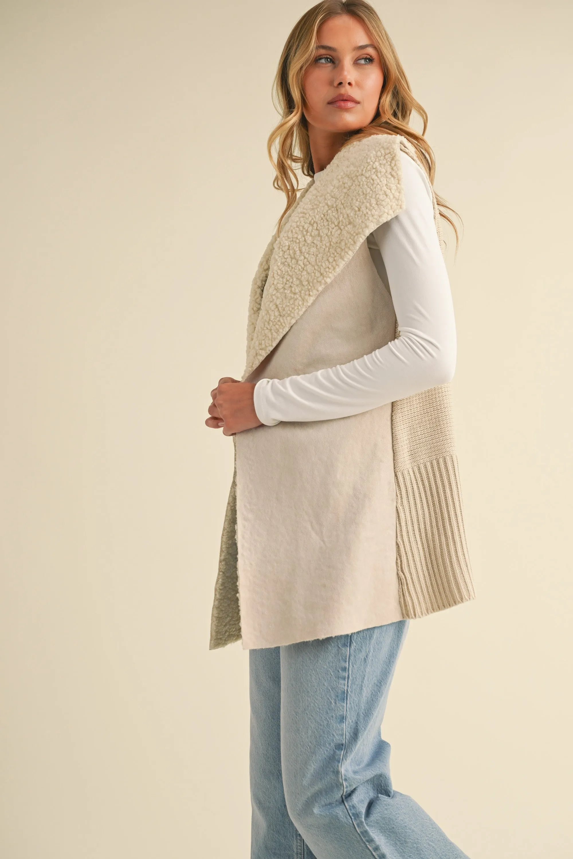 Sherpa Sweater Vest