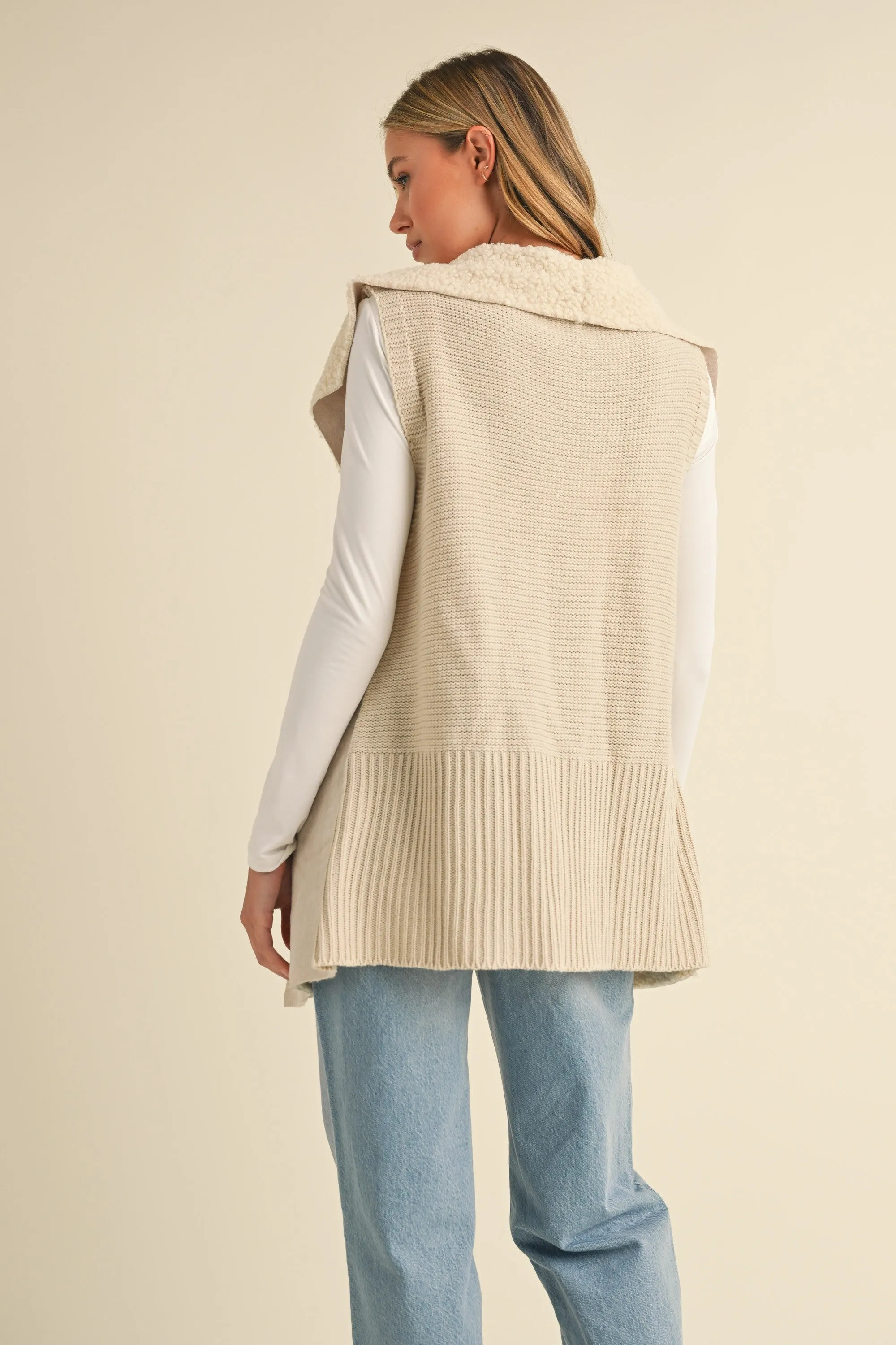 Sherpa Sweater Vest