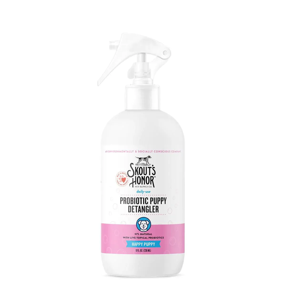 Skout's Honor Happy Puppy Probiotic Detangler 8oz