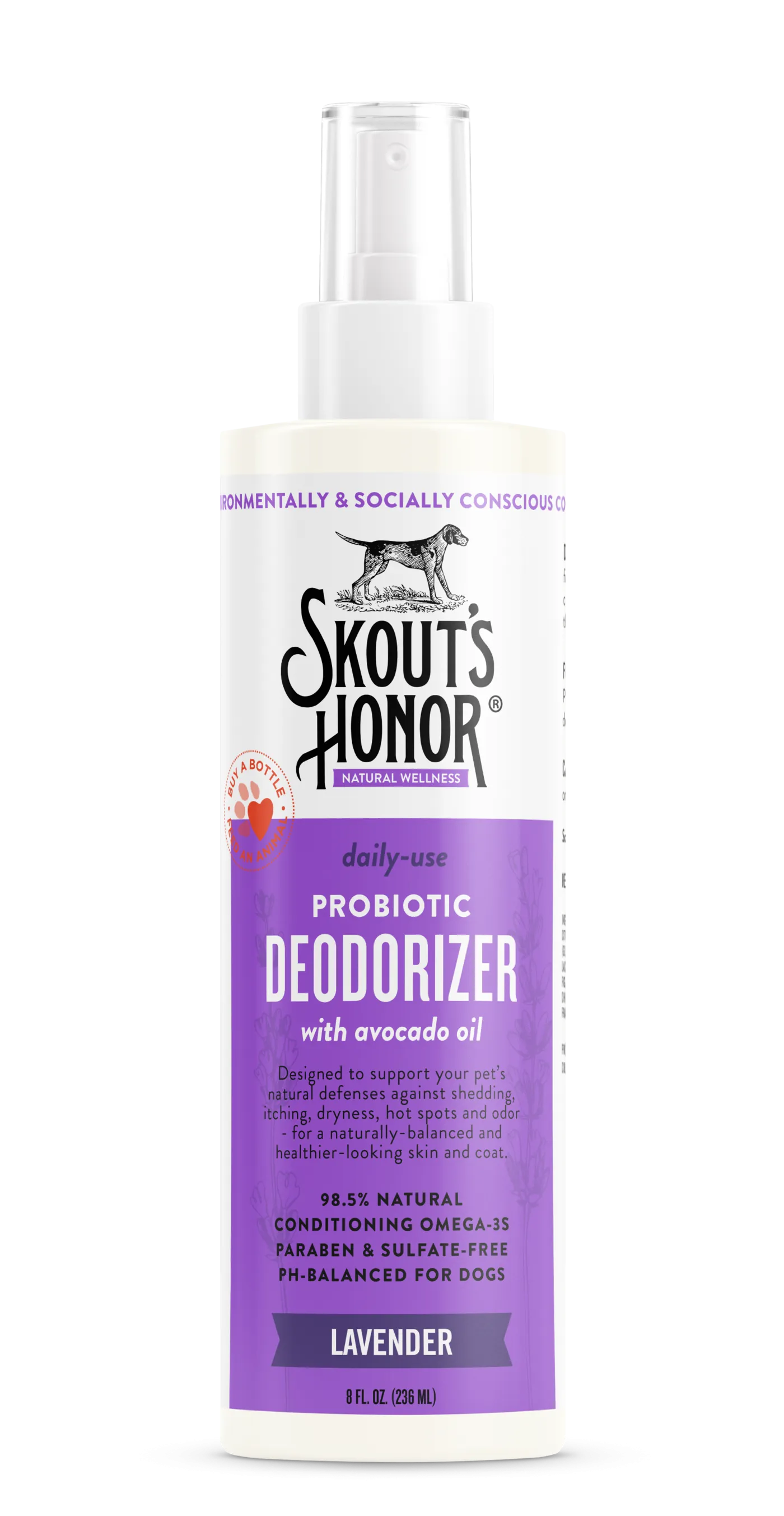 Skout's Honor Lavender Probiotic Deodorizer 8oz