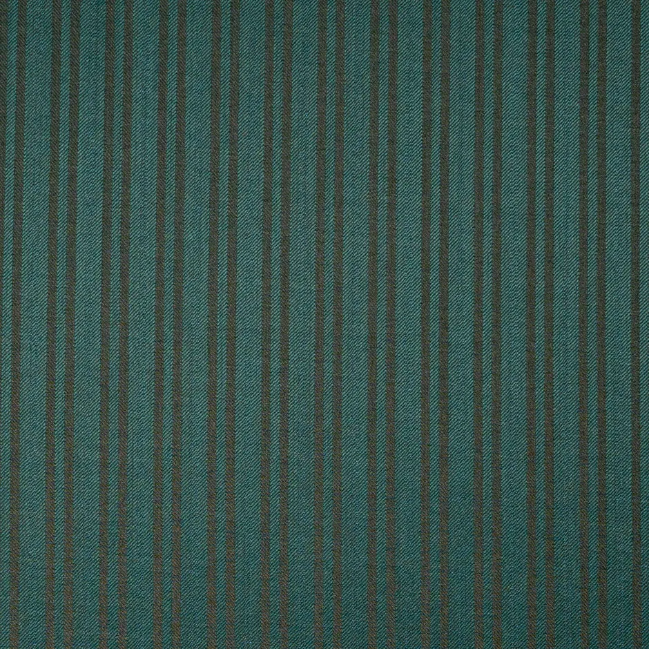 Stripe Jacquard Bottle Green Super 160s Tropical Wool