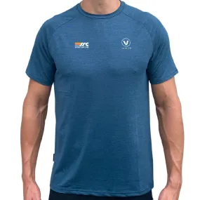 SYDNEY SUP CLUB - UV Performance S/S Tech Tee - Ocean Blue - CUSTOM
