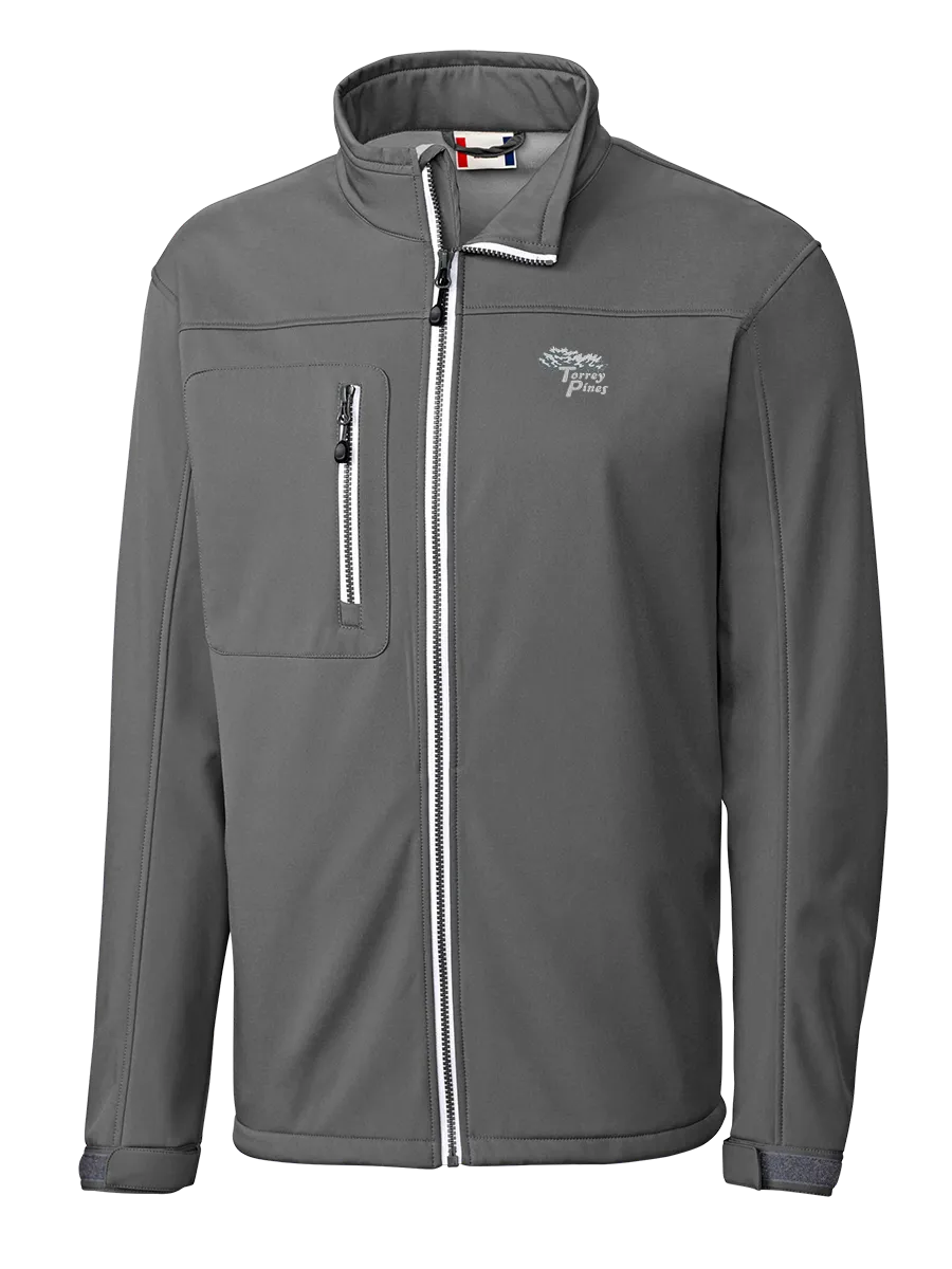 Torrey Pines Men's Telemark Softshell Full-Zip Jacket