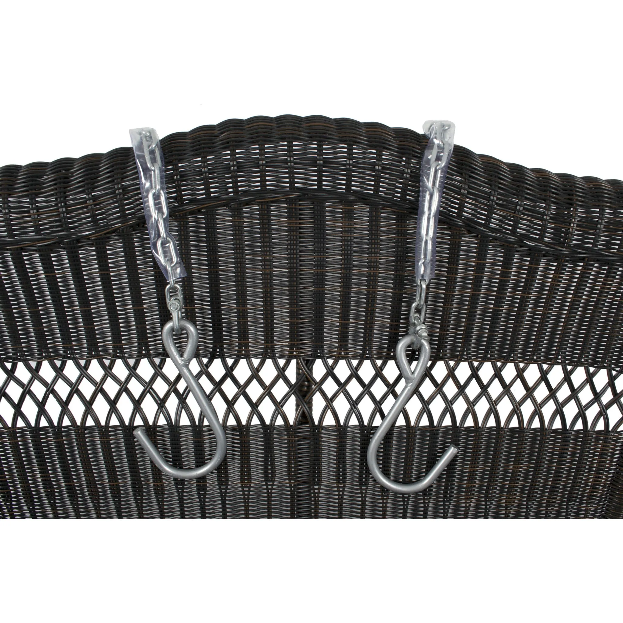 Tortuga Portside Porch Swing, Dark Roast