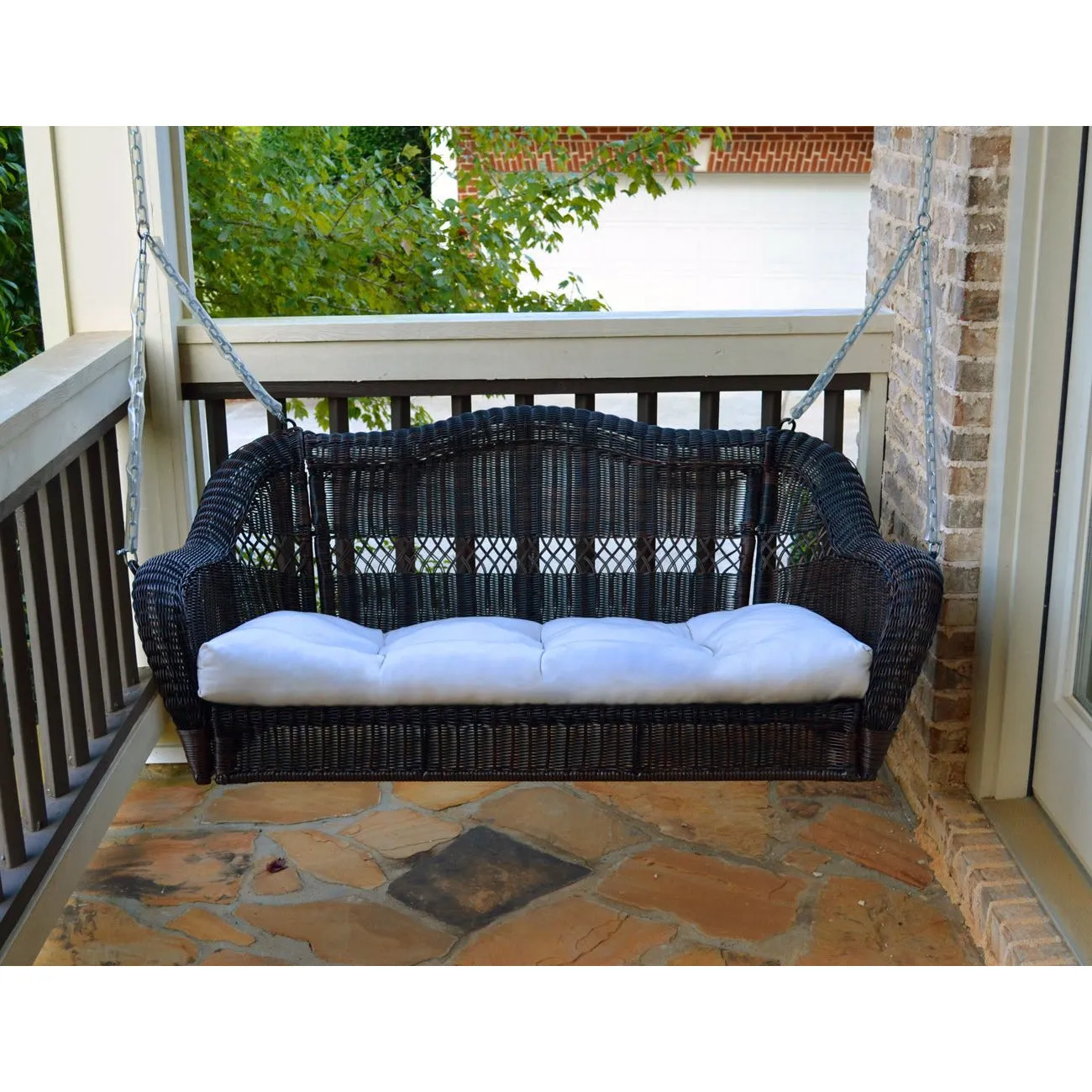 Tortuga Portside Porch Swing, Dark Roast