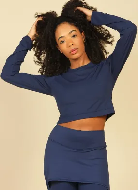UV Pro Cropped (Navy) UPF 50 