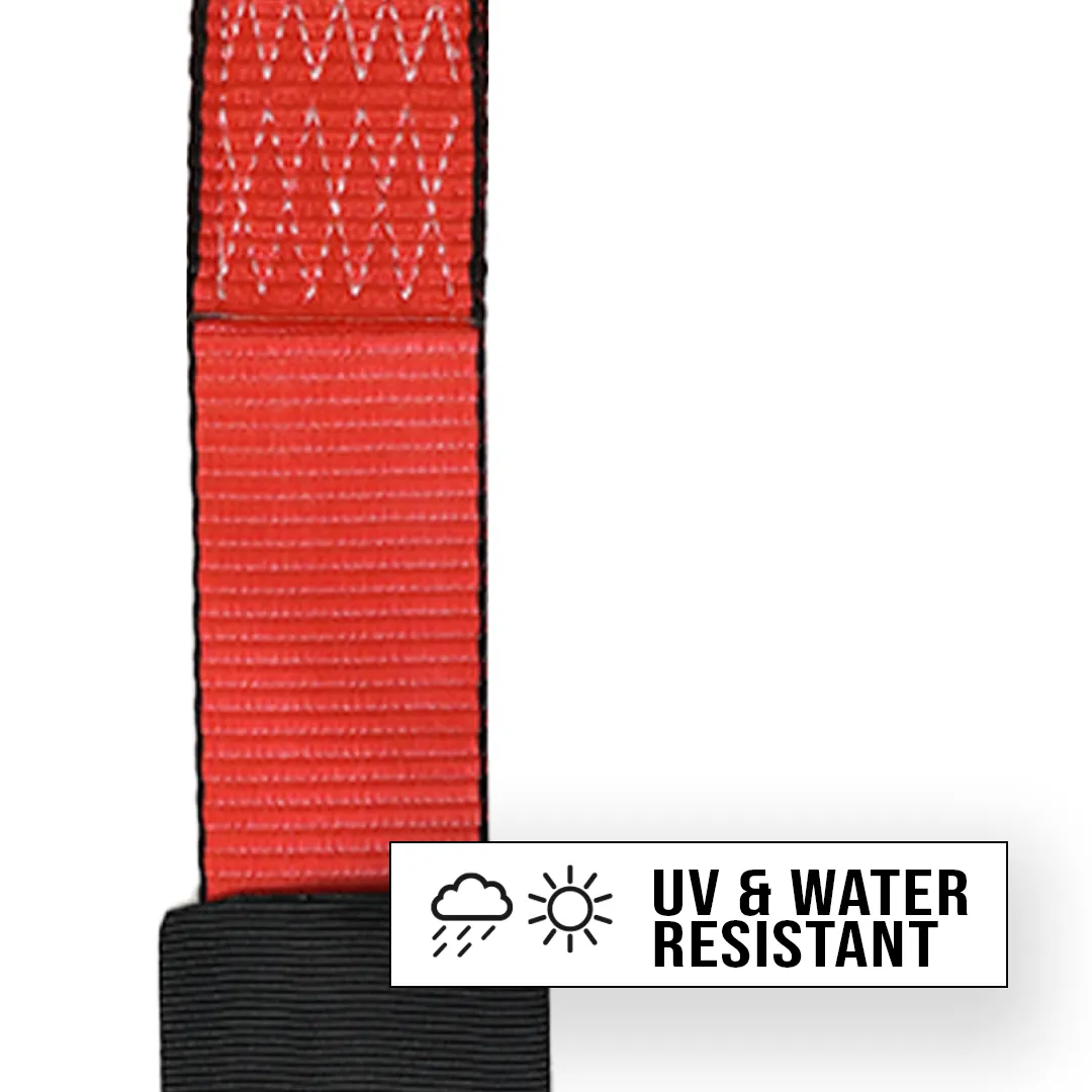 VersaGrip ProAxle Straps Set of 4: Precision-Length Towing Axle Straps in Rouge (24" and 36")