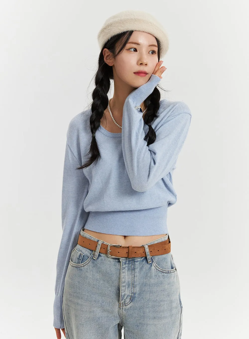 Vintage Suede Belt CD322