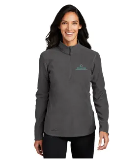 WH - Eddie Bauer® Ladies 1/2-Zip Microfleece Jacket