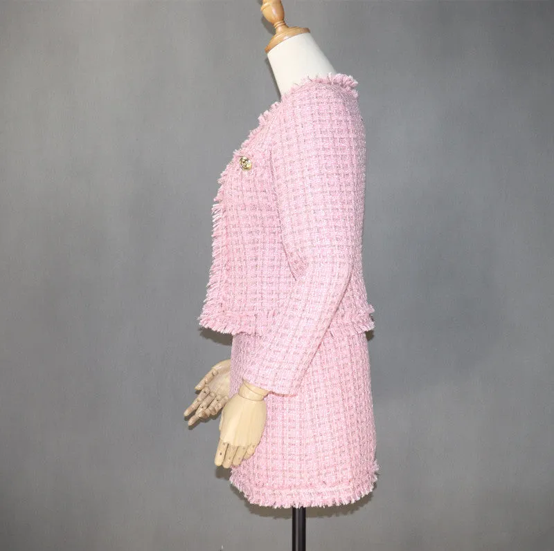 Women's Custom Made Suit Tweed Jacket   Skirt Suit 6 Colours, Plus Sizes, Children formal Suit, Wedding, Speech Day, Personalised clothes